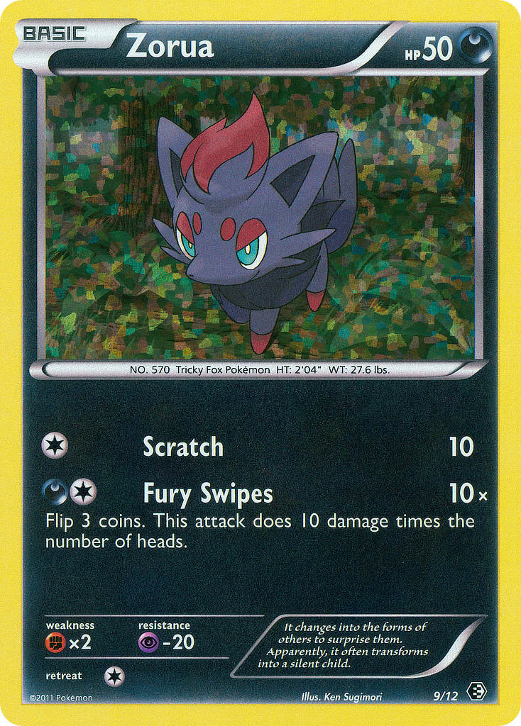 Zorua McDonald's Collection 2011 9/12