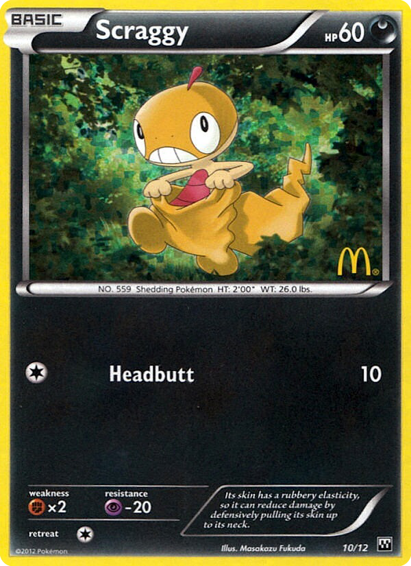 Scraggy McDonald's Collection 2012 10/12