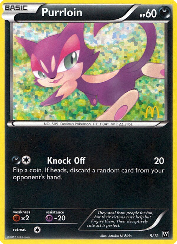 Purrloin Colección de McDonald's 2012 9/12