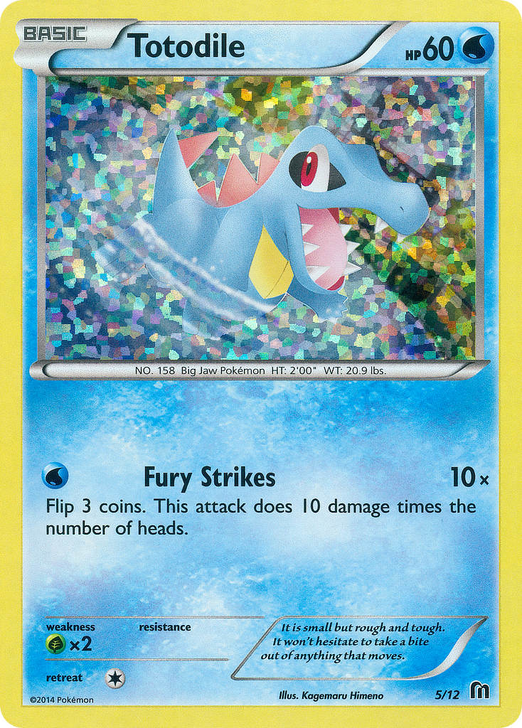 Totodile McDonald's Collection 2016 5/12