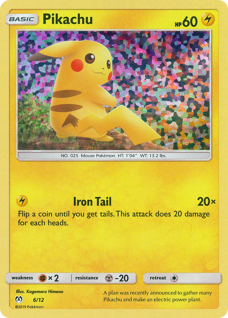 Pikachu McDonald's Collection 2019 6/12
