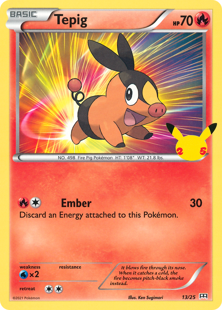 Tepig McDonald's Collection 2021 13/25