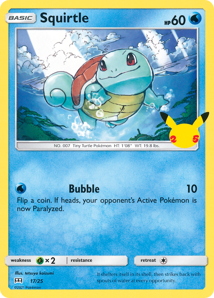 Squirtle Colección de McDonald's 2021 17/25