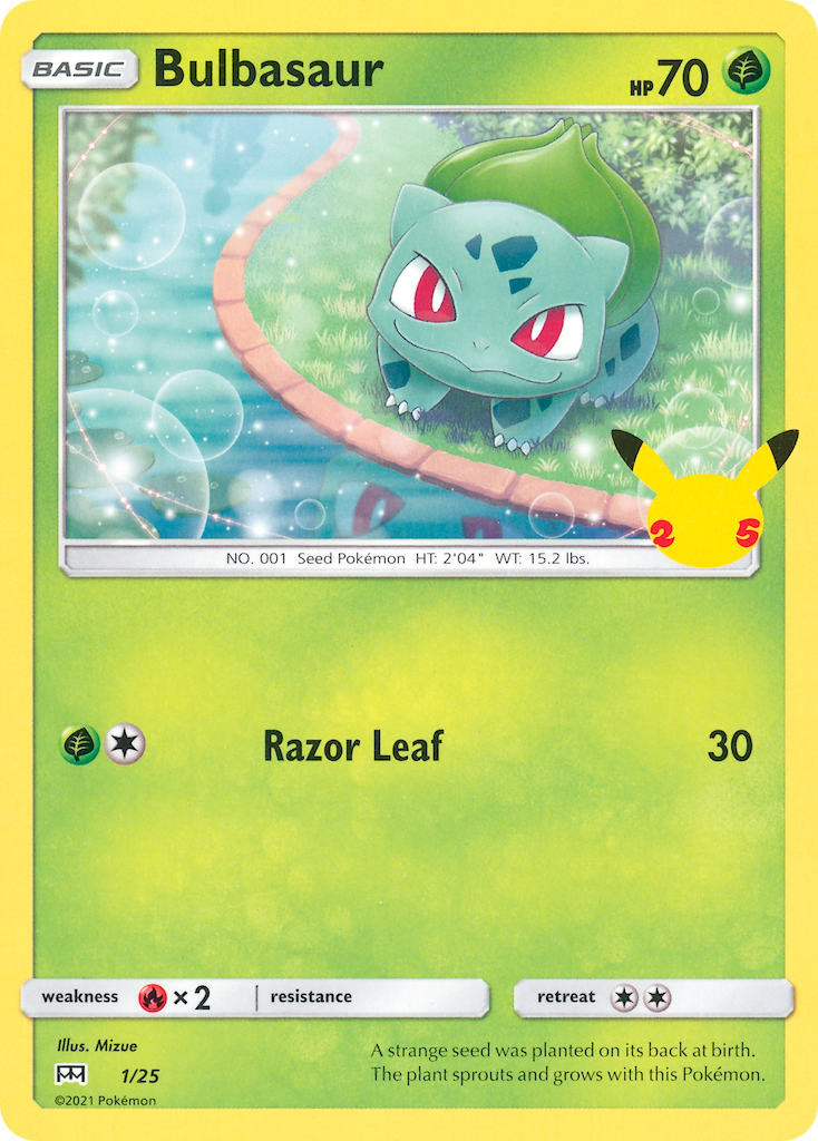 Bulbasaur McDonald's Collection 2021 1/25