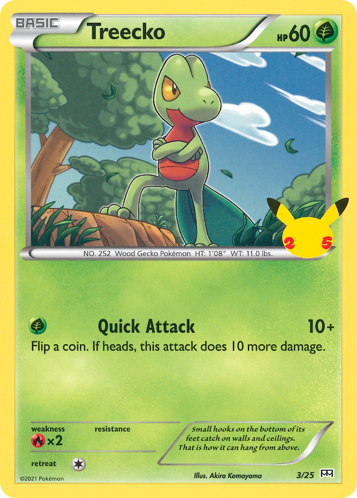 Treecko McDonald's Collection 2021 3/25