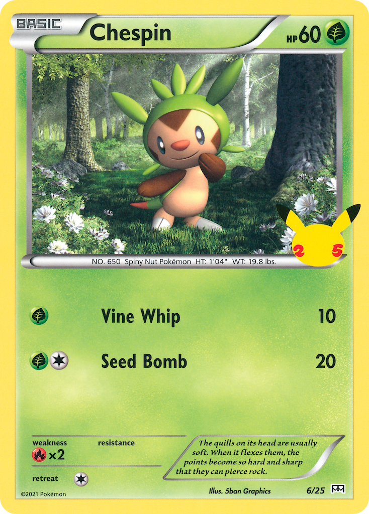 Chespin McDonald's Collection 2021 6/25