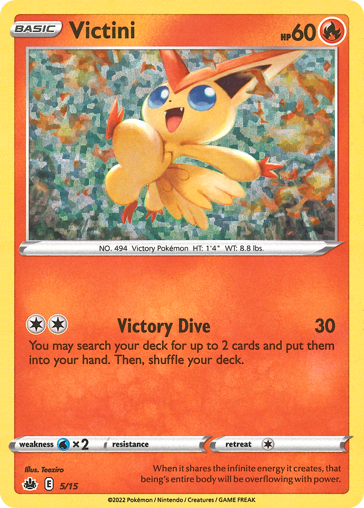 Victini Colección de McDonald's 2022 5/15