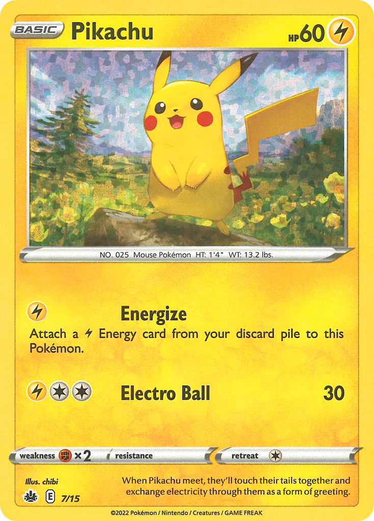 Pikachu Collection McDonald's 2022 7/15