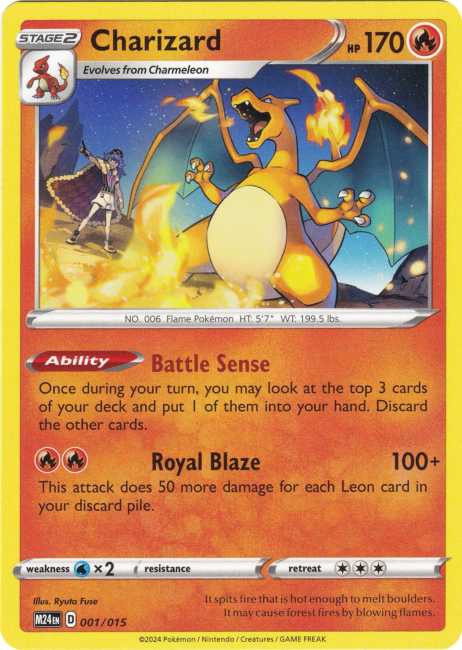 Charizard McDonald's Collection 2024 1/15