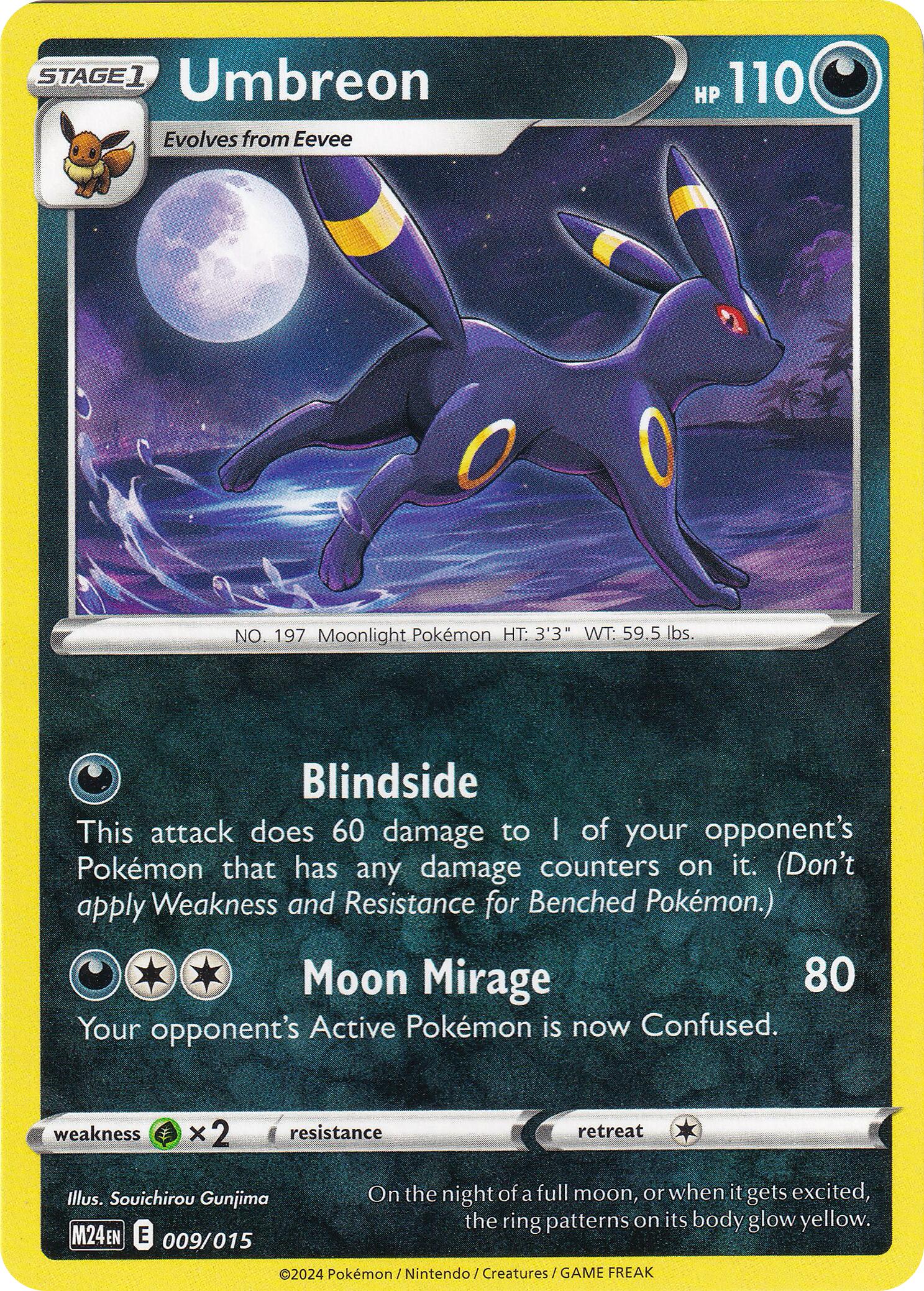 Umbreon Colección de McDonald's 2024 9/15