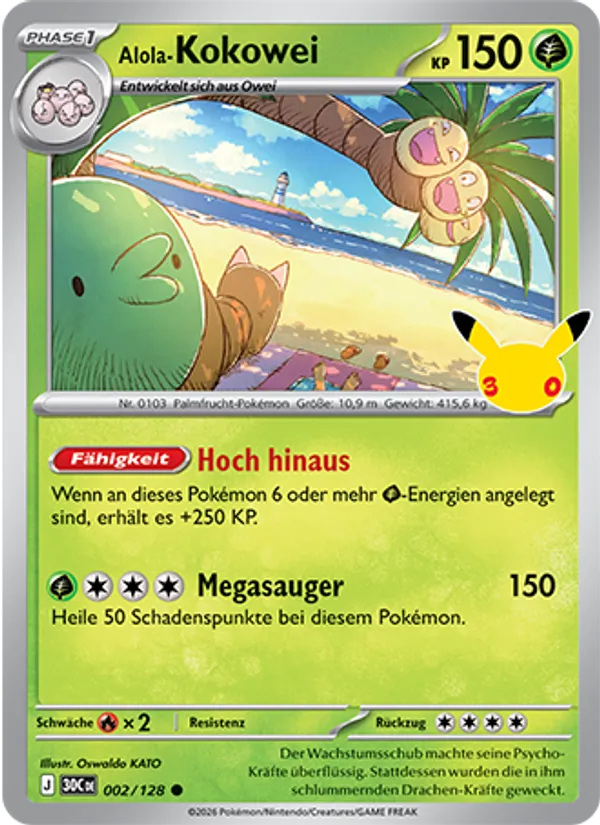 Alola-Kokowei 30 Jahre 002/128