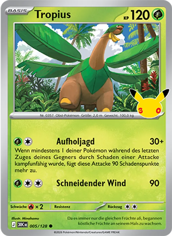 Tropius 30 Jahre 005/128