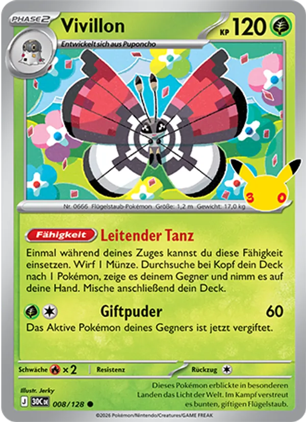 Vivillon 30 Jahre 008/128