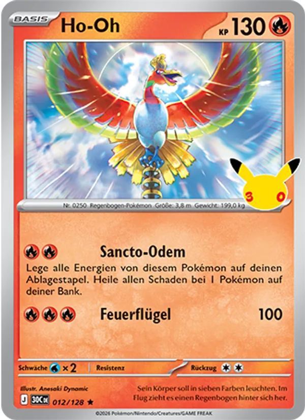 Ho-Oh 30 Jahre 012/128