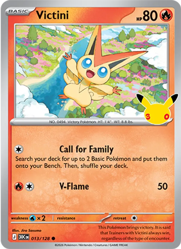 Victini 30th Celebration 013/128