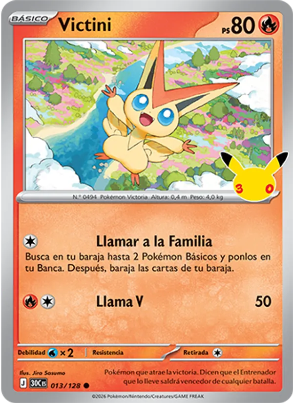 Victini Celebración 30.º Aniversario 013/128