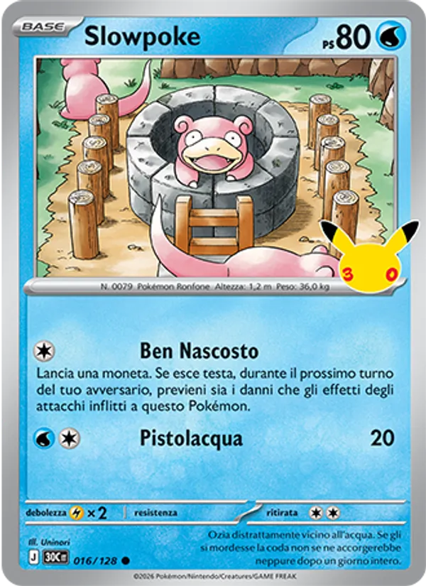 Slowpoke 30° Anniversario 016/128