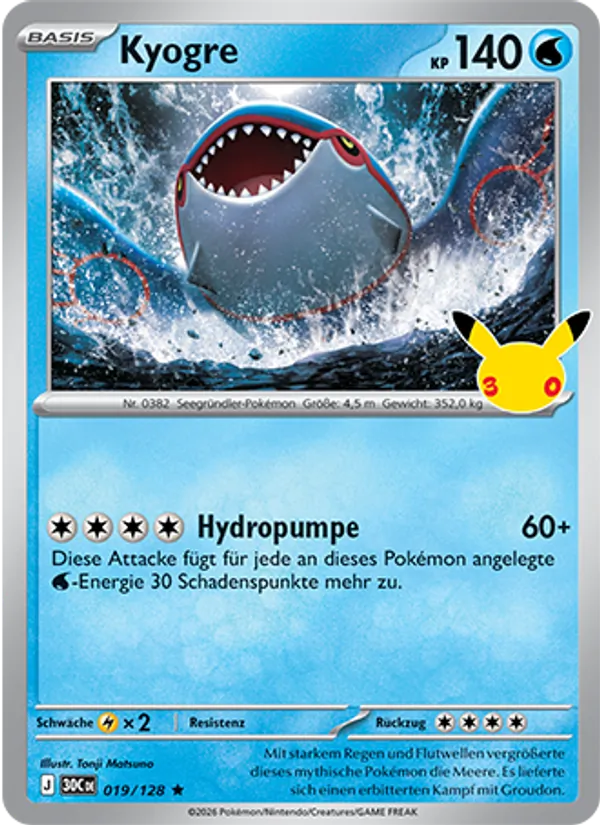 Kyogre 30 Jahre 019/128