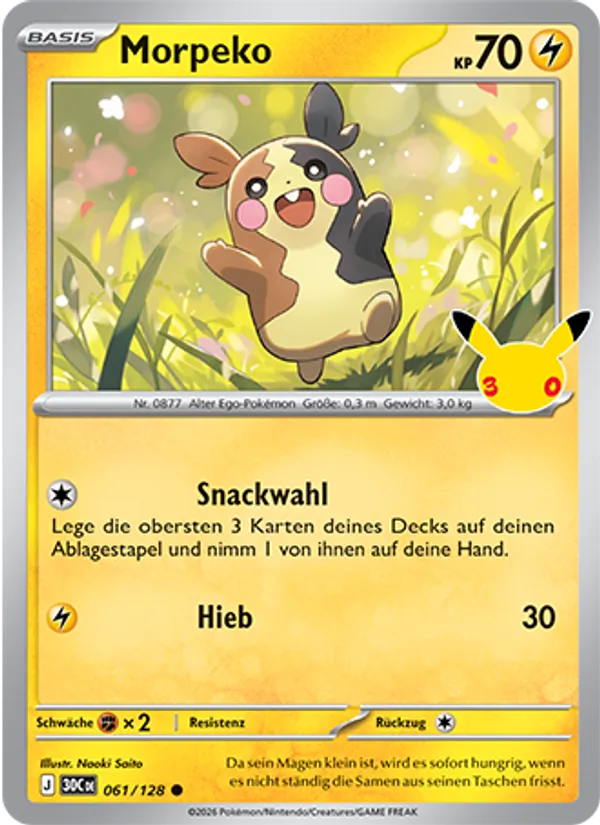 Morpeko 30 Jahre 061/128