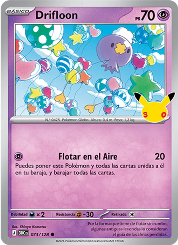 Drifloon Celebración 30.º Aniversario 073/128