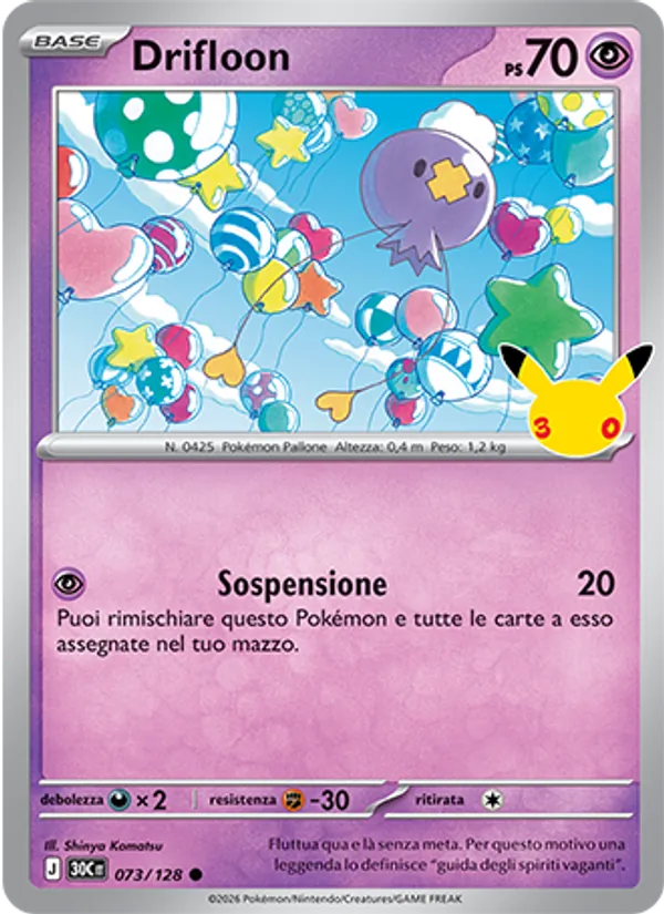 Drifloon 30° Anniversario 073/128