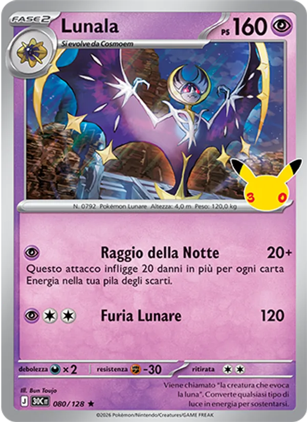 Lunala 30° Anniversario 080/128