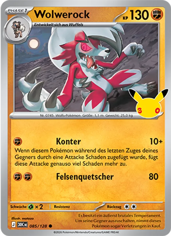 Wolwerock 30 Jahre 085/128