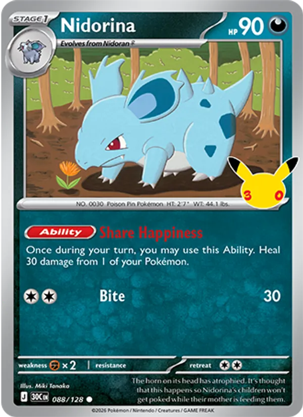 Nidorina Celebração de 30 Anos 088/128