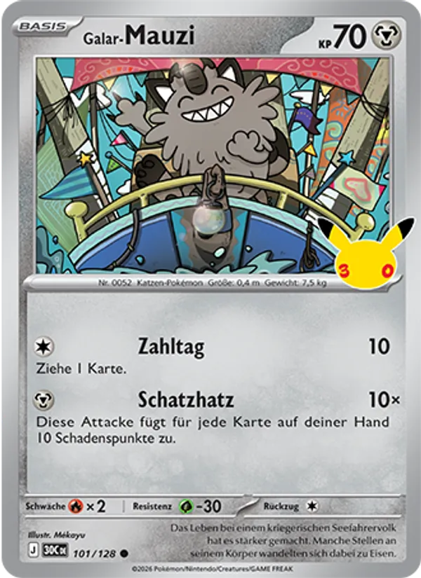 Galar-Mauzi 30 Jahre 101/128
