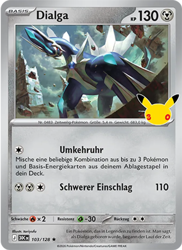 Dialga 30 Jahre 103/128