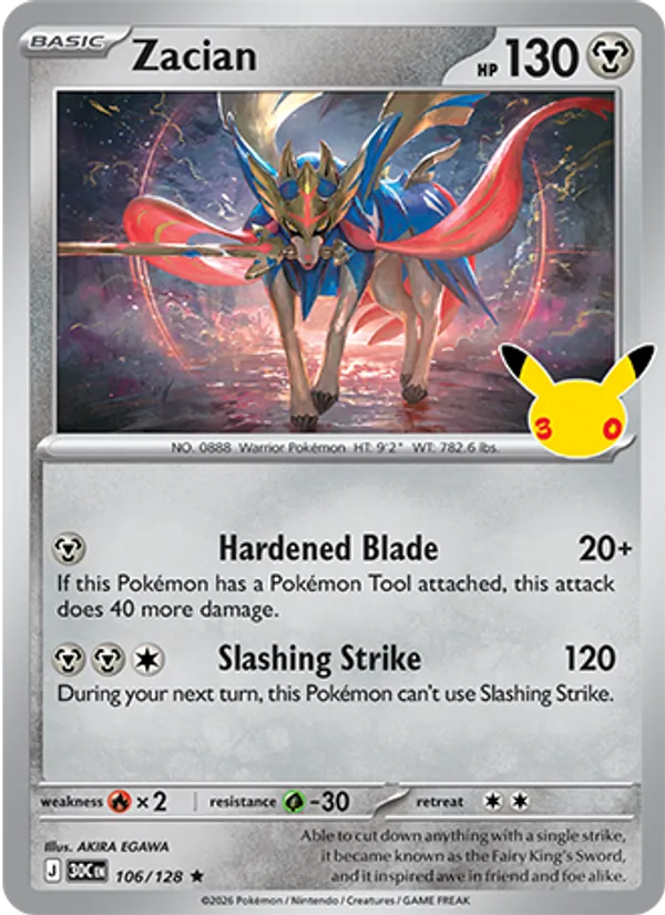 Zacian Celebração de 30 Anos 106/128