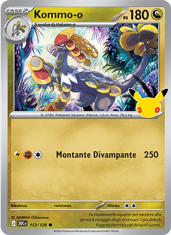 Kommo-o 30° Anniversario 112/128