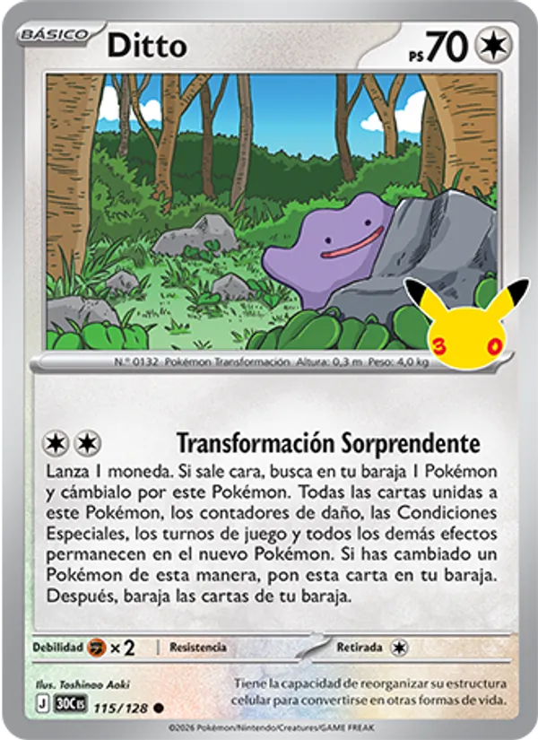 Ditto Celebración 30.º Aniversario 115/128