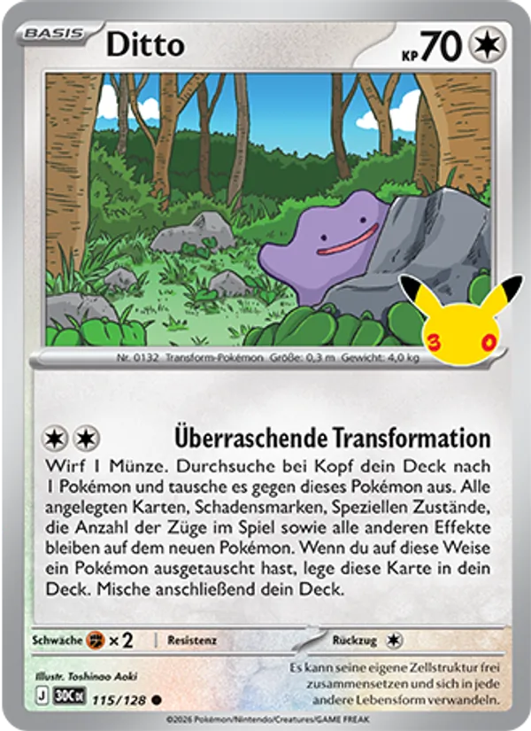 Ditto 30 Jahre 115/128