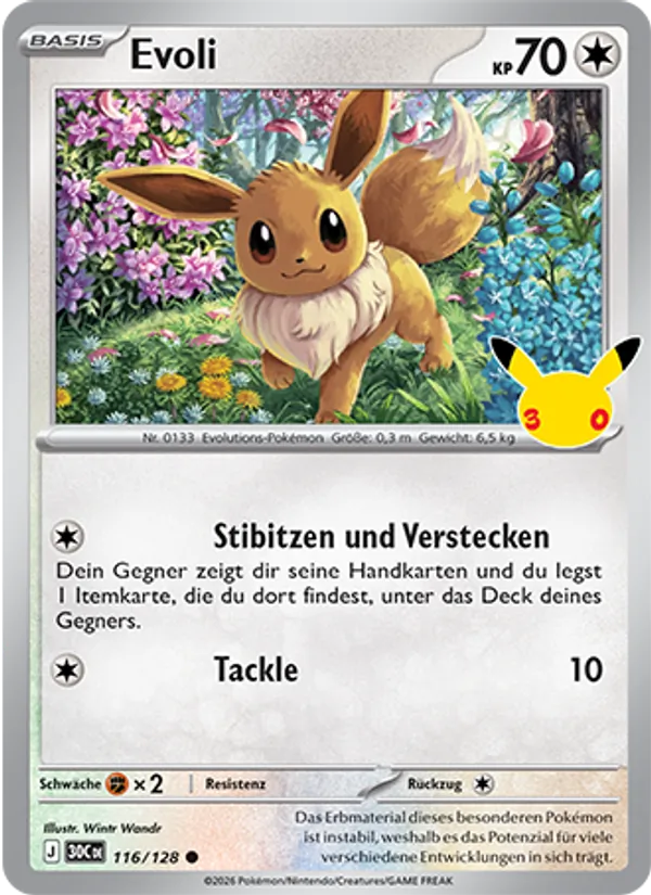 Evoli 30 Jahre 116/128