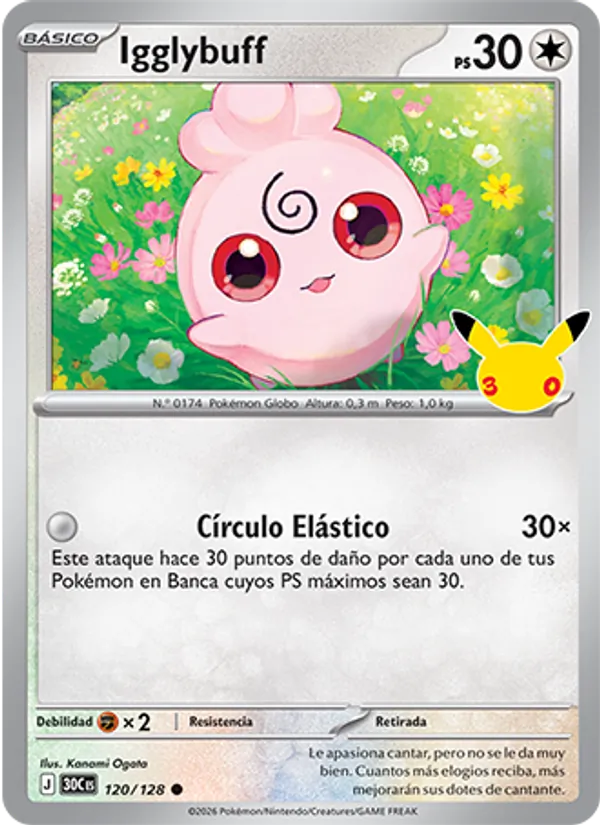 Igglybuff Celebración 30.º Aniversario 120/128