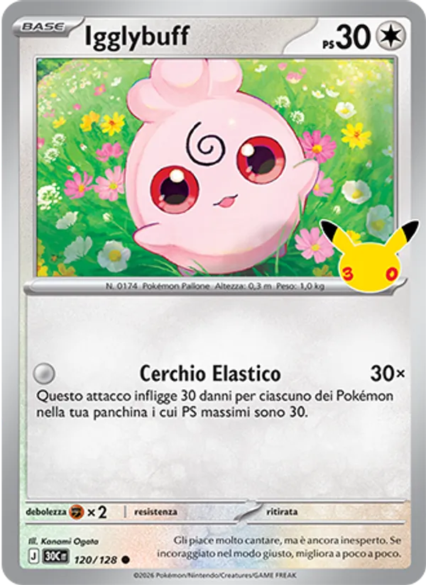 Igglybuff 30° Anniversario 120/128