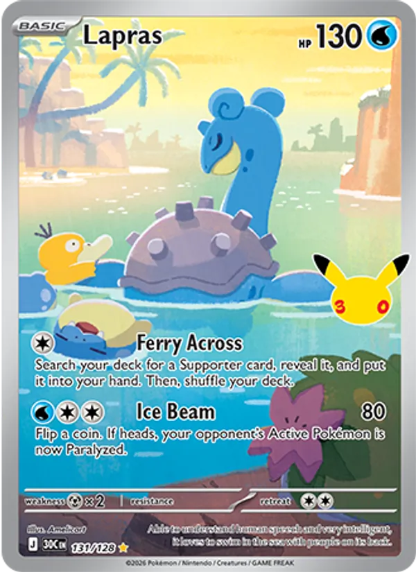 Lapras Celebração de 30 Anos 131/128
