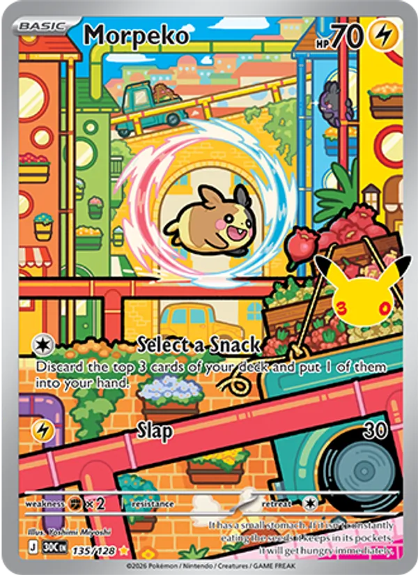 Morpeko 30th Celebration 135/128