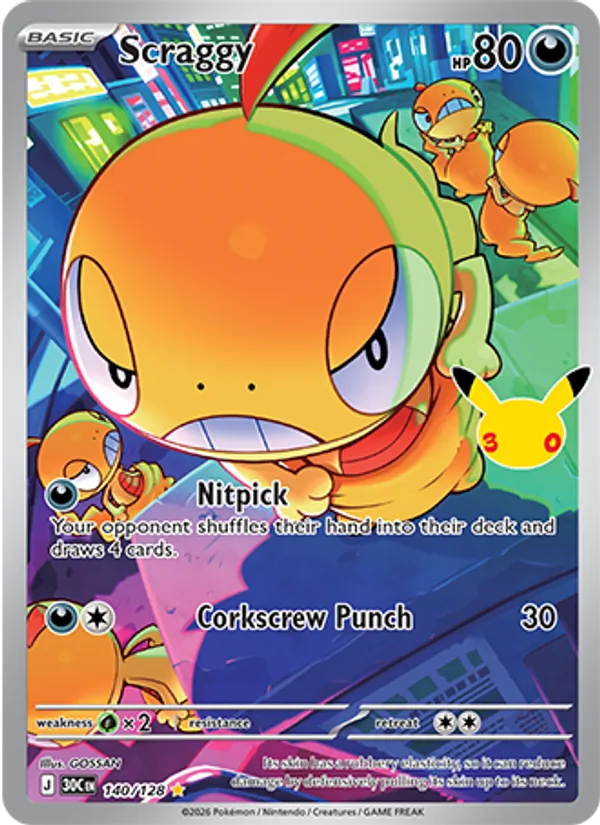 Scraggy Celebração de 30 Anos 140/128