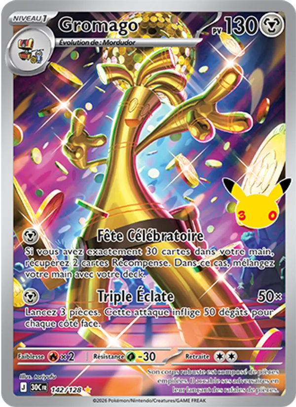 Gromago 30ᵉ Anniversaire 142/128