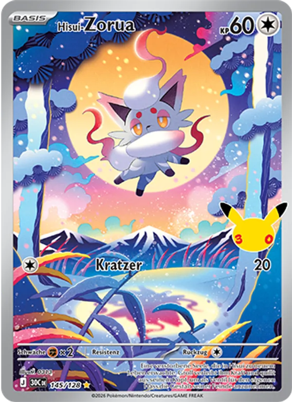Hisui-Zorua 30 Jahre 145/128