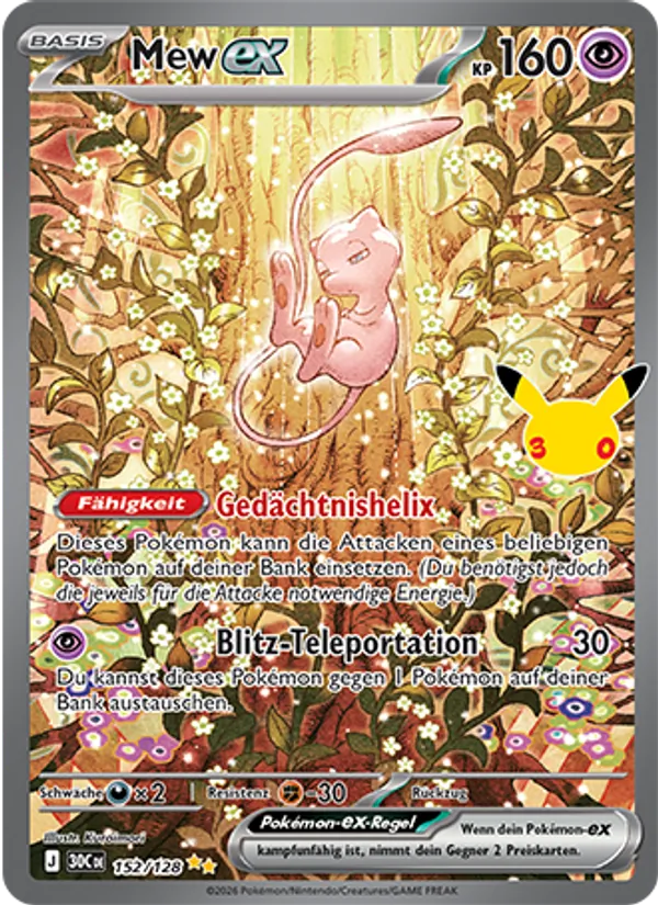 Mew-ex 30 Jahre 152/128