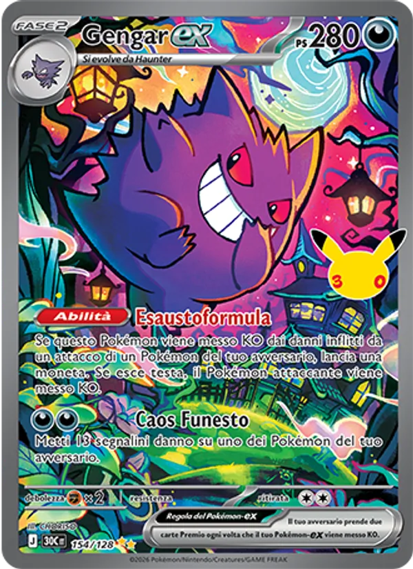 Gengar-ex 30° Anniversario 154/128