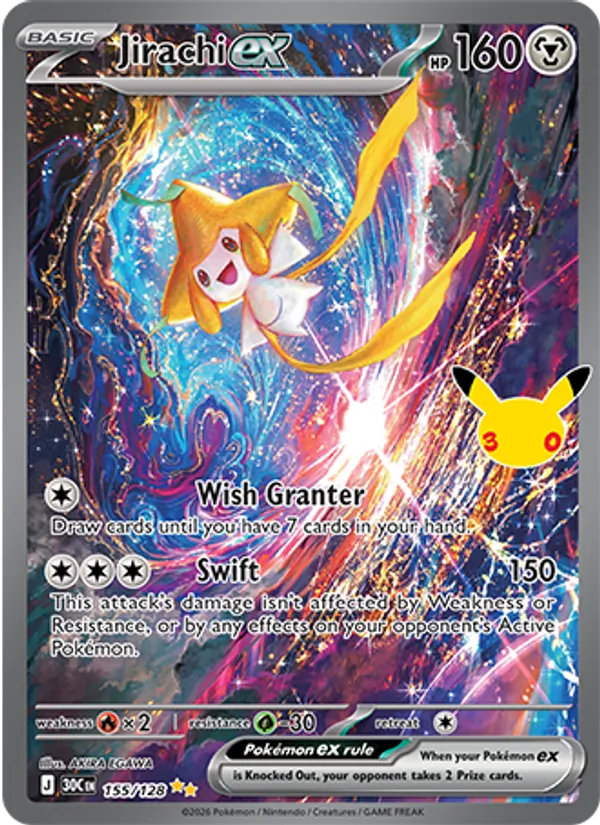 Jirachi ex Celebração de 30 Anos 155/128