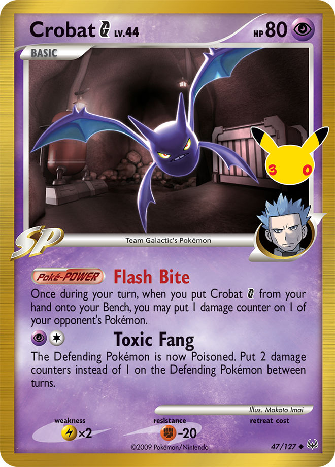Crobat G Colección Clásica del 30.º Aniversario 011/30