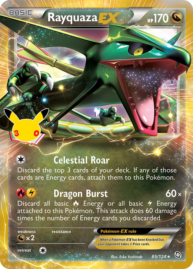 Rayquaza EX Collection Classique30ᵉ Anniversaire 016/30