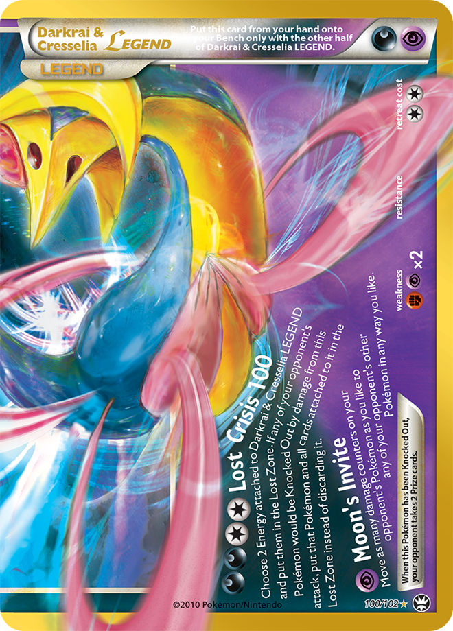 Darkrai & Cresselia LENDA Coleção Clássica de 30 Anos 020/30
