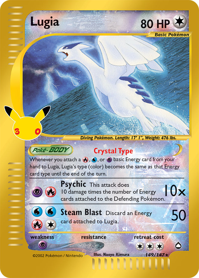 Lugia Colección Clásica del 30.º Aniversario 029/30
