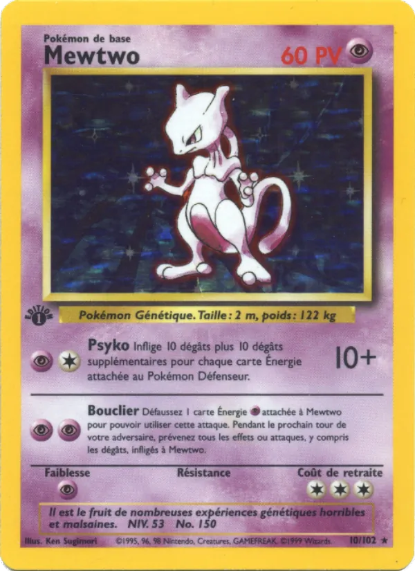 Mewtwo Set de Base 10/102